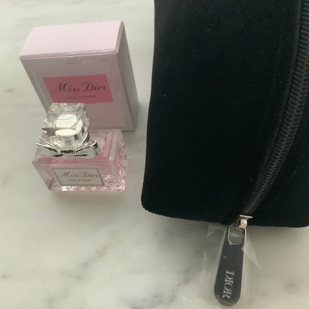 CHRISTIAN DIOR MISS DIOR Rose N’Roses Gift Box Make Up Pouch /DIOR Make … - Picture 5 of 5